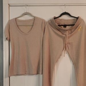 Women's Tan Pantsuit